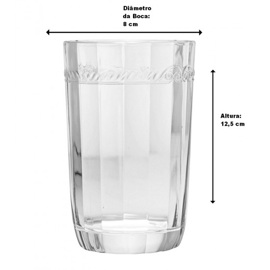 Copo 370ml Alto De Cristal Ecológico Imperial